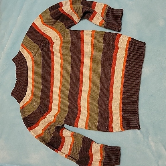 Gymboree striped sweater size XS(3/4) Fall colors! - Picture 3 of 3